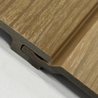 Paneles de Revestimiento Exterior de WPC Coextruido Impermeables, Tablas de Revestimiento para Exteriores, Fachada de Casa, Cercas de Jardín