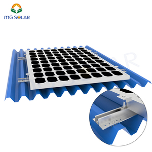 Soporte <span class=keywords><strong>de</strong></span> Montaje Económico en Forma <span class=keywords><strong>de</strong></span> T para Techo <span class=keywords><strong>de</strong></span> Tejas Metálicas, Diseño <span class=keywords><strong>de</strong></span> Fábrica, Soporte <span class=keywords><strong>de</strong></span> Pie en L para Panel Solar, Instalación en Techo Metálico - Product Image 2