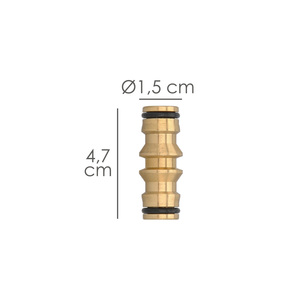 Manicotto di raccordo per tubo in ottone - Product Image 2