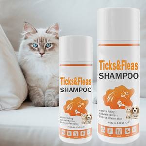 Champú <span class=keywords><strong>para</strong></span> mascotas contra <span class=keywords><strong>garrapatas</strong></span>, pulgas, ácaros e infecciones fúngicas, eficaz contra Microsporum canis, Malassezia, Trichophyton y bacterias - Product Image 1