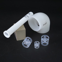Kunststoff PTFE Pall-Ring Extrusions- und Schneidedienst für Industrielle Anwendungen PFA Pall-Ring