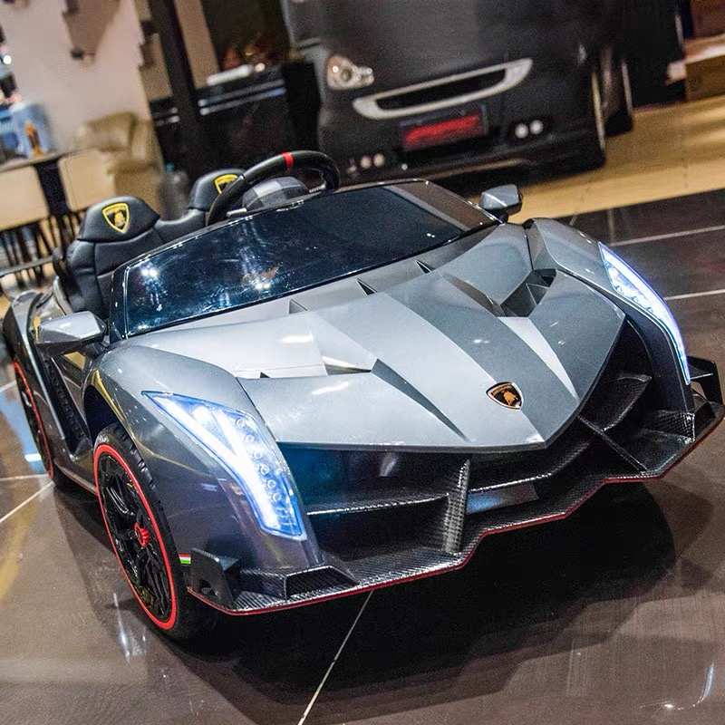 Carrinhos de brinquedo lamborghini, carros de controle remoto, 12v, passeio a bateria, brinquedos operados para crianças