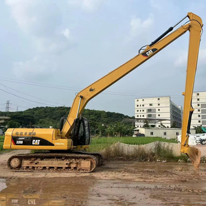 Excavadora Caterpillar 320DLG usada, pluma de 18 metros de longitud, excavadora Cat 320gc 320d2 320dl 320c 320cl 320d usada - Product Image 1