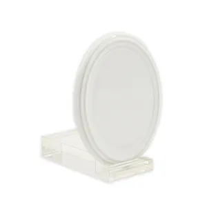 Bohemia plaque in white color for photo remembrance oval funeral suppliers BSZ technical ceramics Italian design