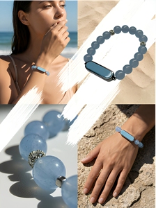 BQ2 Cat Eye <b>Smart</b> <b>Bracelet</b> Watch Alloy Band Step Counting Heart Rate Sleep Monitoring Screenless Fashion Gift - Product Image 2