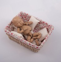 Recurso Didáctico: Modelo de Recién Nacido para Fotos de Bebés (Full Moon), Suministros para Fotografía, Articulaciones Flexibles, Muñeco Simulado para Prácticas y Recién Nacidos