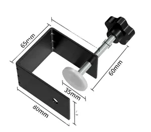 Abrazaderas de fijación de instalación frontal de cajón, Hardware, Clips de montaje de Panel de cajón portátil, herramienta de gabinete de carpintería