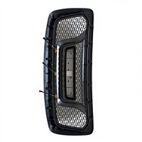 Mesh Style Matte Black Upper Grille Compatible With Dodge Ram 1500 2002 2003 2004 2005