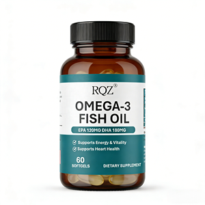 OEM Omega-3 Balık Yağı Yumuşak Jel Kapsülleri (EPA 120MG DHA 180MG)-Enerji Kalp Sağlığı Yetişkin Takviyesi 2 Yumuşak Jel Kapsül İçilen Meşrubatın İçerdiği Bir Şekilde Bir Servis İçerir - Product Image 1
