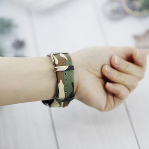 Nuovo Camouflage pelle sintetica 38mm 44mm 49mm 42mm serie da polso per Apple Ultra 2 serie 7 8 - Product Image 5