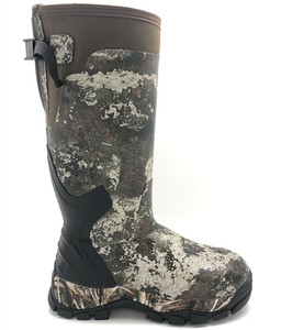 Ruseaux <span class=keywords><strong>de</strong></span> <span class=keywords><strong>chasse</strong></span> en caoutchouc néoprène, bottes <span class=keywords><strong>de</strong></span> camouflage imperméables, isolation 1000g, pour hommes - Product Image 1