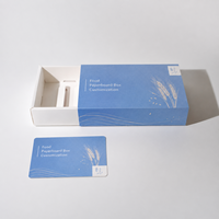 Boîte en carton blanc de qualité alimentaire avec tiroir coulissant personnalisé pour les collations, les biscuits et les emballages cadeaux
