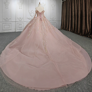 9952 Nouvelle robe de soirée formelle sexy à manches longues et col en V pour femmes, robe de bal de luxe personnalisée - Product Image 2