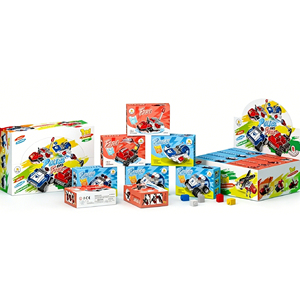 Bloques de Construcción 8 en 1 City <span class=keywords><strong>Guardian</strong></span> y Fire Hero - 8 Piezas de Ladrillos Educativos STEM, Juguete de Construcción para Regalos de Fiesta - Product Image 1