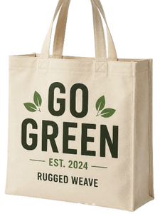 ถุงผ้าฝ้ายแบบหนาสำหรับใส่ของชำ บรรจุภัณฑ์สำหรับร้านค้า ตลาดนัด ทำแบรนด์ธุรกิจ และใช้ซ้ำได้ขนาดใหญ่ - Product Image 4