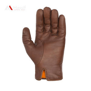 ถุงมือขับรถหนังระดับพรีเมียม ด้ามจับกันลื่น ระบายอากาศได้ดี สวมใส่สบายสำหรับผู้ชายและผู้หญิง - Product Image 3