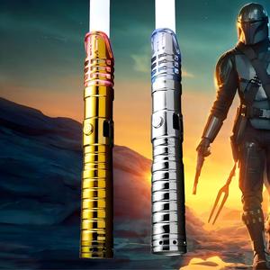 Sabres LED Star Wars pas chers, lumières RGB changeantes, poignée en plastique, jouet de cosplay pour enfants, cadeau de Noël ou d'anniversaire - Product Image 1