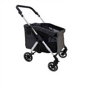 마마고 303 접이식 방수 4륜 애완동물 트롤리 (소형견, 고양이용) - 휴대용, 경량, 대용량, 세탁 가능, 기내 반입 가능 - Product Image 4