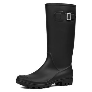 <span class=keywords><strong>Botas</strong></span> de Lluvia Elegantes <span class=keywords><strong>para</strong></span> Mujer, <span class=keywords><strong>Botas</strong></span> Altas de Goma Impermeables, <span class=keywords><strong>Botas</strong></span> de Jardín de Color Sólido, OEM Personalizado - Product Image 4