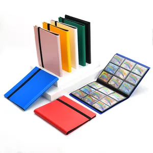 Carpeta de tarjetas de fotos con cubierta de PP, carpeta de tarjetas de fotos personalizada coreana, mini álbum de 9 tarjetas de bolsillo, gran oferta