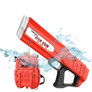 Pistolet à eau électrique jouet pistolet à eau automatique avec sac à dos pour l'été, nouveauté