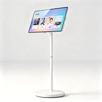 Écran d'affichage numérique LCD HD portable de 27 à 32 pouces, tout-en-un, tactile 10 points, système d'exploitation Android intégré, CMS, diffusion en direct, USB, OEM