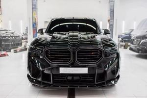 Pour <span class=keywords><strong>BMW</strong></span> XM Kit de carrosserie large en Fiber de carbone XM mises à niveau en Fiber de carbone de style RNG diffuseur de lèvre avant passage de roue becquet capot corps large - Product Image 5