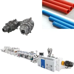 Elektroleitungsrohr-Herstellungsmaschine Kunststoff PvC CpvC UpvC Wasserrohre Extruder-Herstellungsmaschine PvC-Rohrherstellungsmaschine