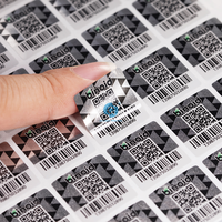 Etiquetas Adhesivas Holográficas con Números de Serie y Código QR Láser, Anti-Falsificación, para Envases de Cosméticos (Pasta de Dientes, PET)