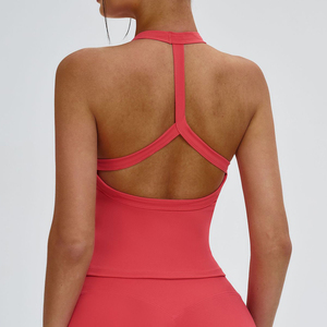 Reggiseno Sportivo SPARK con Collo Halter e Schiena Speciale, Imbottitura Rimovibile, Abbigliamento Fitness Personalizzato, Reggiseno da Allenamento - Product Image 6