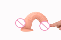 Dildo de Silicona Líquida de Gran Tamaño, Juguetes de Masturbación Femenina, Juguetes Sexuales Realistas