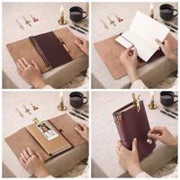 Carnet de notes A5 personnalisé en cuir PU avec logo sur mesure, élastique, rechargeable, journal de voyage avec option de marquage à chaud, idéal comme cadeau