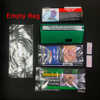 Sachet refermable à fermeture éclair pour tabac à rouler 25g 30g 50g 100g, emballage de tabac avec boîte
