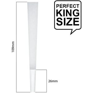 Zapwrap Rolling <b>Cones</b> 200 Pack King Size Natural Paper Slow Burning <b>Pre</b> <b>Rolled</b> <b>Cones</b> with Loader - Product Image 5