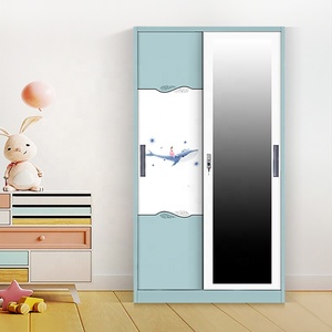 Mobili per la casa grande angolo 2 ante metallo <span class=keywords><strong>abbigliamento</strong></span> per bambini armadio a parete armadio vendita calda online - Product Image 6