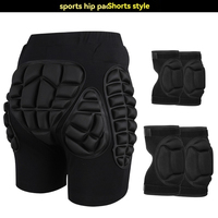 Shorts de protection des hanches rembourrés, ensemble de protections pour les genoux, les coudes et les poignets, sangles réglables - Protection professionnelle pour le ski et le snowboard