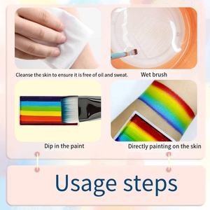 مصنع مخصص شخصية المرأة الوجه العين الطلاء لوازم الجملة - Product Image 4