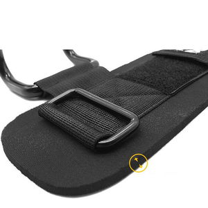 Crochets de levage de poids en néoprène antidérapants de haute qualité fabriqués en usine, crochets de levage de poids sur mesure de nouvelle conception pour la salle de sport - Product Image 3