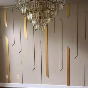 Modern 10mm Peel and Stick Mirror Frame Trim <strong>Moulding</strong> <strong>Flexible</strong> Stainless Steel for Hotel Application Designer Hotel <strong>Mouldings</strong> - Product Image 3