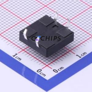 UK-B0224-G6-250 Tactile Switch Through hole-4P,12x12mm Switch Single Pole Single Throw Round Button 2.5N Through Hole - Product Image 2