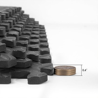 Matras Olahraga EVA Foam Interlocking Anti Air Anti Selip Puzzle Matras Lantai Peredam Suara untuk Rumah, Gym, dan Fitness
