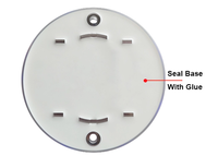 Réflecteur routier solaire LED œil de chat, rond, en plastique, à 360 degrés, haute intensité, prismatique, pour marquage routier, avec une visibilité supérieure à 800 m