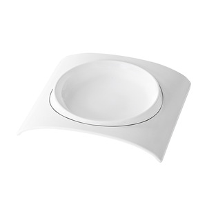 Platos hondos cóncavos irregulares creativos de melamina para hoteles, restaurantes, comedores, fiestas, color sólido A107 10 - Product Image 5