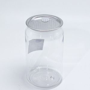 Factory Wholesale Price Disposable Transparent <b>Bubble</b> Tea Coffee Pet Cans Plastic Juice Bottles Pet Cans for Beverage - Product Image 4