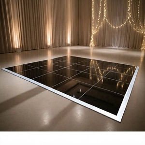 Plancher de danse en aluminium de haute qualité pour mariages et banquets, couleur noire - Product Image 1