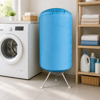 Sèche-linge électrique pliable 1000W 220V, chauffage PTC, machine de séchage portable en plastique
