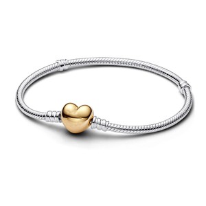 Bracelet en <span class=keywords><strong>argent</strong></span> sterling S925, chaîne cœur et serpent, bracelet à breloques DIY, bijoux, cadeau pour femmes, demander le catalogue PAN - Product Image 3