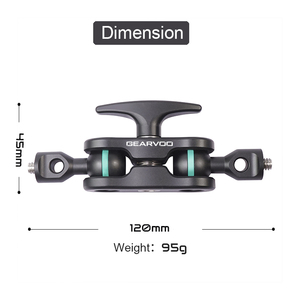 Brazo para Cámara Subacuática/Cabezal de Bola, Brazo Mágico para Iluminación LED o <span class=keywords><strong>Monitor</strong></span> <span class=keywords><strong>ATOMOS</strong></span> IKAN 4K - Product Image 3