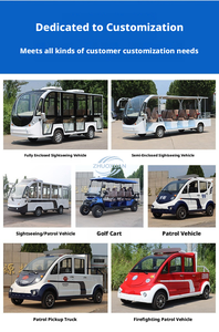 Carro Eléctrico de 8 Plazas para Turismo, Autobús de Transporte para Hoteles de Ocho Pasajeros, Ampliamente Utilizado en Resorts Turísticos Costeros - Product Image 2