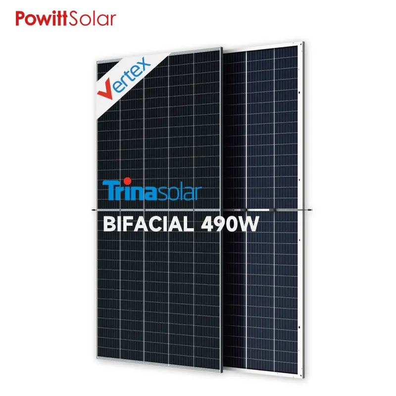 Trina Reifen 1 Sonnen kollektoren Solar voll schwarz N-TYPE 570w 590w